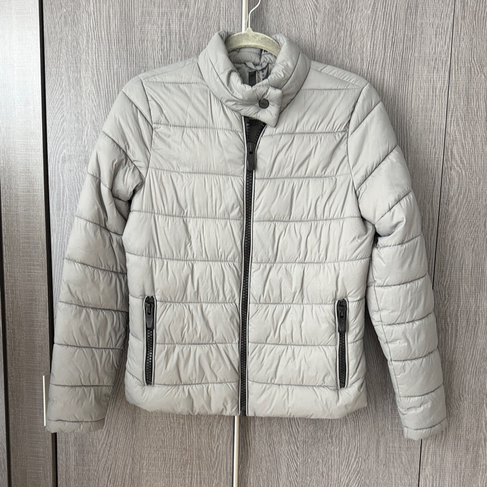Marc New York Light Gray Puffer Jacket